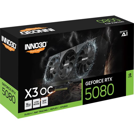 GeForce RTX5080 Inno3D X3 OC, 16GB GDDR7, 256bit, PCI Express 5.0 | Зображення 5