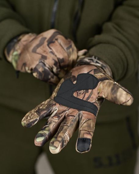 Зимові тактичні рукавиці Softshell водовідштовхувальні рукавички для полювання риболовлі військові рукавиці | Зображення 3