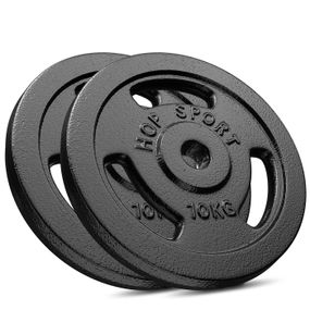 Сет из металлических дисков Hop-Sport Strong 2x10кг