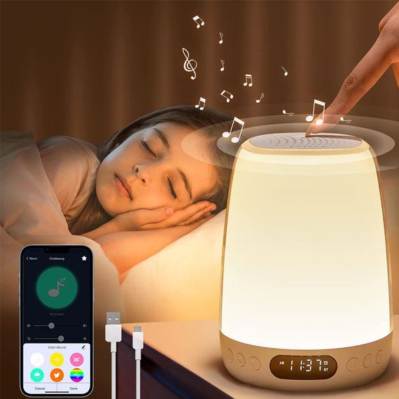 Ночник Kids Dream H03 with Bluetooth and APP 3000 mAh White | Зображення 1