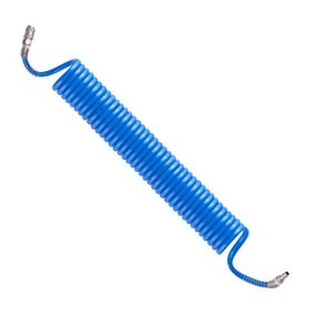 Шланг спіральний поліуретановий 8*12 мм, 10 м зі швидкорознімними з'єднаннями INTERTOOL PT-17161