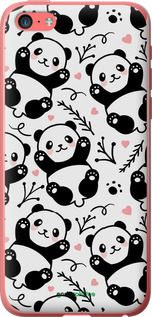 Чохол на iPhone 5c Панди "4318t-23-2448"