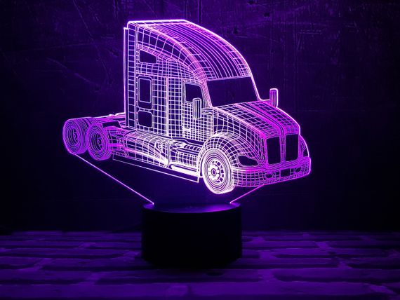 Змінна пластина для 3D світильників "Автомобіль 17" 3DTOYSLAMP | Зображення 1
