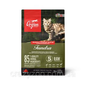 Сухий корм для кошенят та котів Orijen Tundra Cat з м'ясом та рибою 1.8 кг o28318