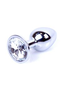 Анальная пробка B - Series Plug-Jewellery Silver PLUG- Clear Sex Aura