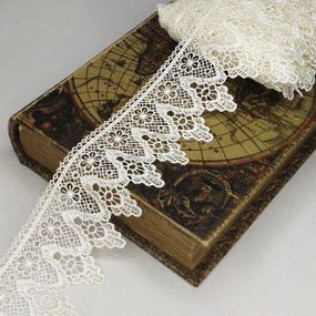 Мереживо макраме  6CM (13M) Колір-айворі (729-51-084)