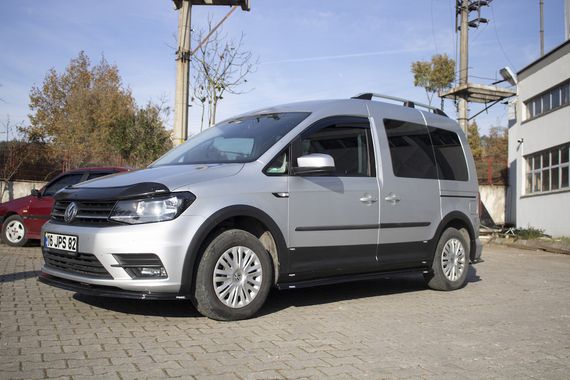 Дефлектор капота (EuroCap) для Volkswagen Caddy 2015-2020 гг | Зображення 6