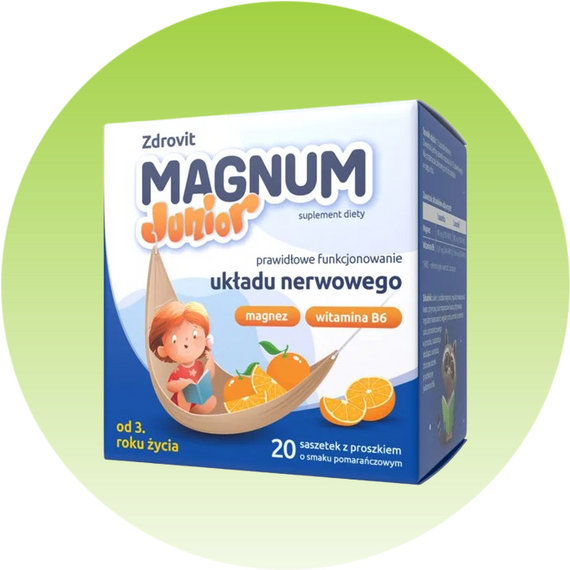Магній для дітей Zdrovit Magnum Junior, 20 саше