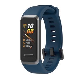 Силиконовый ремешок Primo для фитнес браслета Huawei Band 4 - Dark Blue