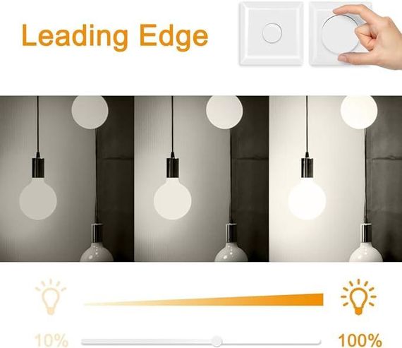 Біла велика світлодіодна лампа з регульованою яскравістю Edison E27 8 Вт 870 Лм Натуральний білий 4000 K, 3 шт. | Зображення 2