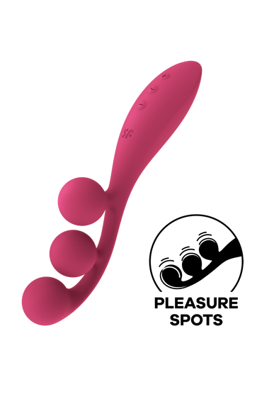 Мультивібратор Satisfyer Tri Ball 1 з трьома моторами, рожевий Sex Aura | Зображення 1