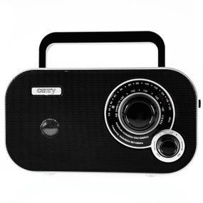 Радиоприемник Camry CR 1140 портативный AM/FM, переносной, от сети и батареек, черный