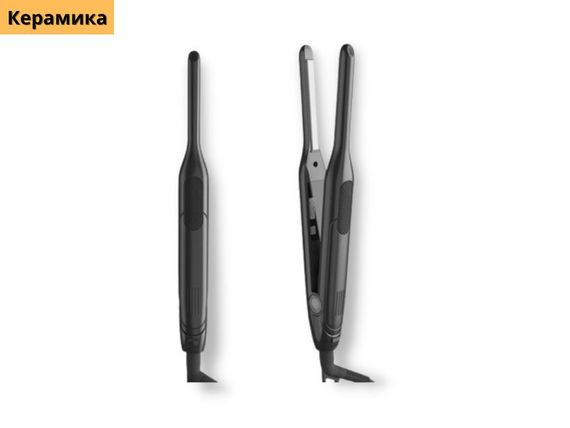 Компактный утюжок выпрямитель для волос с керамическим покрытием XPRO 10443 черный (40999-DSP-10443) | Зображення 1