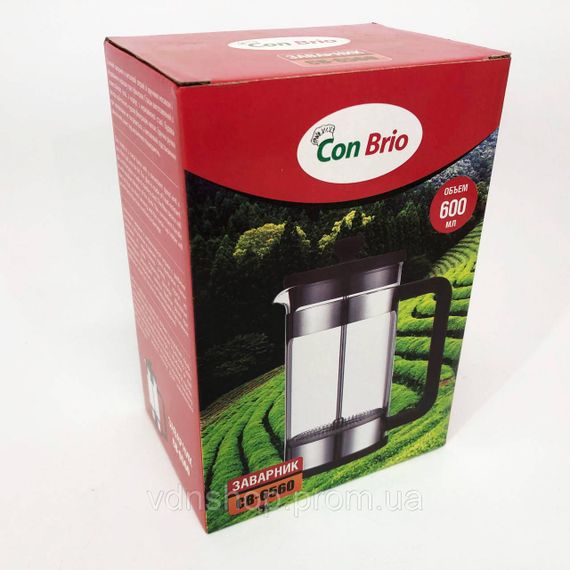 Френч-прес з хорошого матеріалу, Скляний заварник, Красиві заварники для чаю, Заварник для кухні KL-90 | Зображення 9