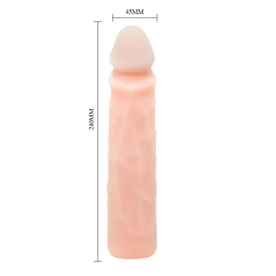 Фалоімітатор реалістичний з хребтом Baile Love Companion, 24 см Sex Aura | Зображення 5