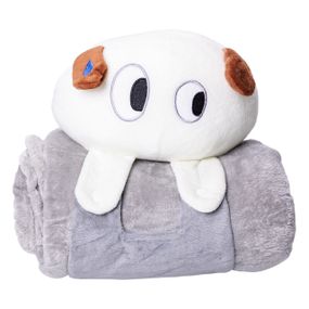 Мягкая игрушка-плед Собачка 120×160 (см) 2 в 1 Серый Colorful Home 5616-68G