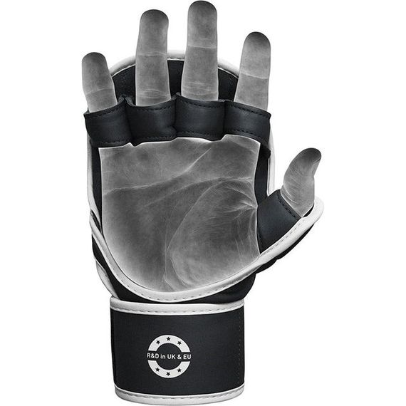 Перчатки для ММА RDX F6 KARA Matte White Plus S/M (капа в комплекте) | Зображення 4