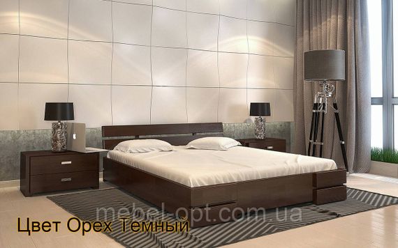 Деревянная кровать Дали 120х190 см Arbor Drev двуспальная, 160х200 | Зображення 2