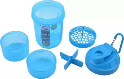 Шейкер спортивний SmartShake Original2GO 600ml Neon Blue | Зображення 4