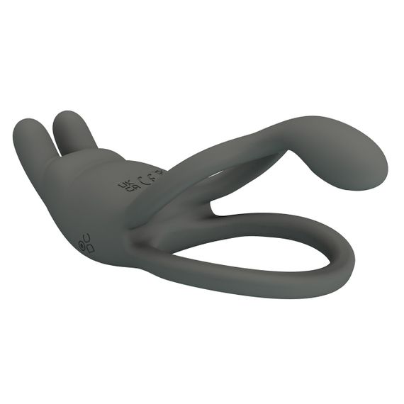 Эрекционное вибро кольцо Pretty Love - MASTER RING Gray, 7 vibration functions, BI-210335-1 sexstyle | Зображення 11