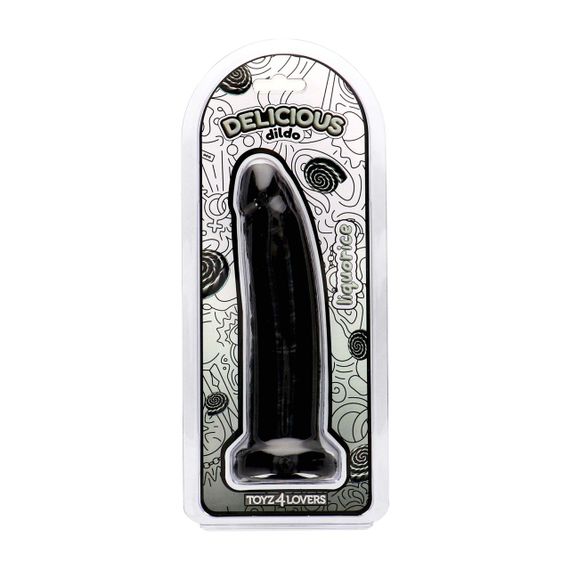 Фалоімітатор з ароматом лакриці - Toyz4lovers Delicious Dildo Liquorice, 19,5 см Sex Aura | Зображення 1