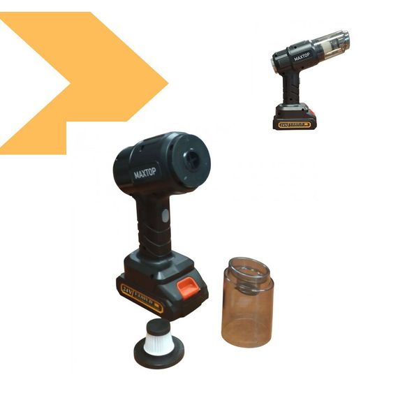 Акумуляторний автомобільний пилосос Maxtop MP-251 - бездротовий, 150 Вт, 6 насадок, об’ємний пилозбірник 180 мл (47561-MP-251_400) | Зображення 1
