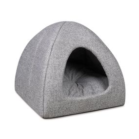 Pet Fashion Caprice будиночок для собак та котів, 38 см х 38 см х 36 см, сірий