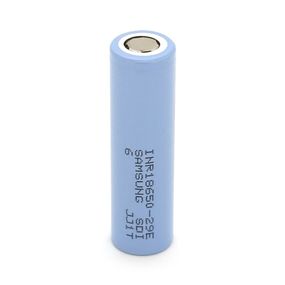 Акумулятор Li-Ion 18650 Samsung INR18650-29E (SDI-6), 2900mAh, 8.25A, 4.2/3.65/2.5V, BLUE, 2 шт в упаковці, ціна за 1 шт