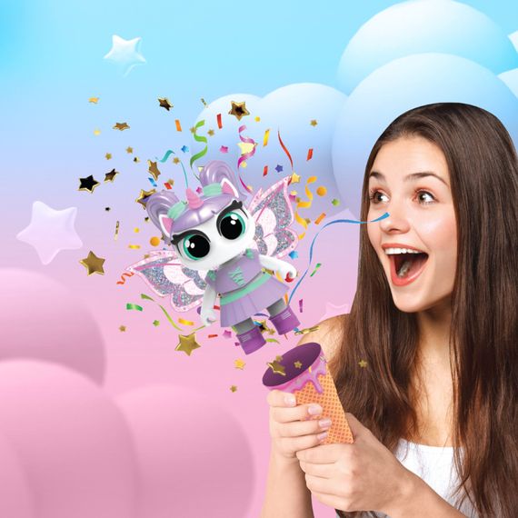 Игровой набор с фигуркой Единорог с сюрпризом Unicones 1236 «Teenies» | Зображення 5