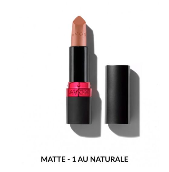 Увлажняющая матовая губная помада Avon "Ультра" 1 Натуральный беж  (1 Au Naturale) 3,6г