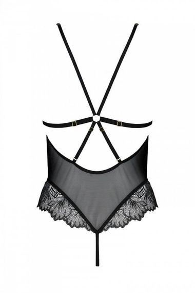 Боді Passion Deliena Body Чорне L/XL | Зображення 4