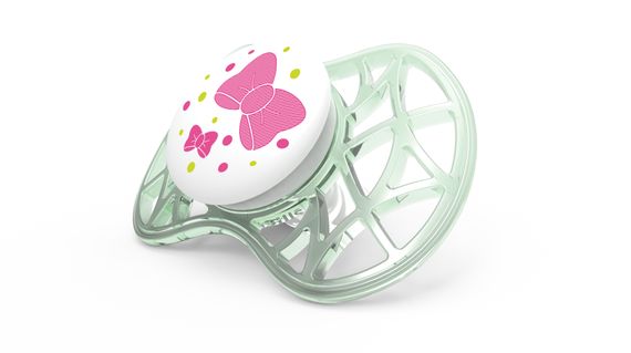 Пустышка симетрическая Nuvita Air 0м+ 2шт. для девочки NV7061Girl (NV7061Girl) | Зображення 4