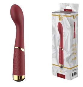 Вібратор для точки G Dream toys Romance Lucy, марсаловий, 19.5 х 3.8 см sexstyle