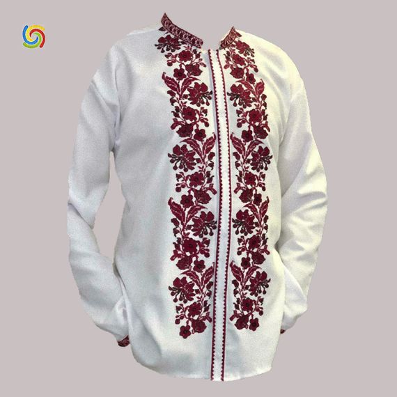 Рубашка Украинская вышиванка 33326554 цвет белый размер XL