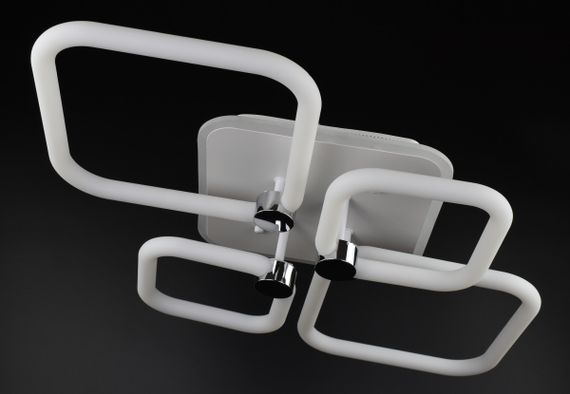 Люстра світлодіодна стельова LED світильник для квартири на стелю лед з пультом 26951 Білий 12х45х70 см.