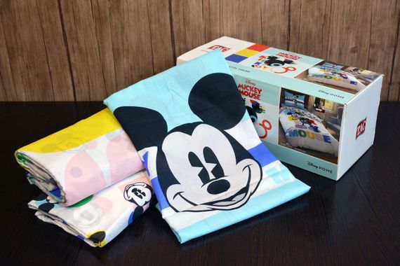 Постільна білизна TAC Disney 160×220 см Miskey Colour Face | Зображення 1