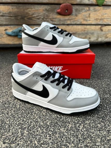 Кросівки Nike SB Dunk (gray & white) | Зображення 2