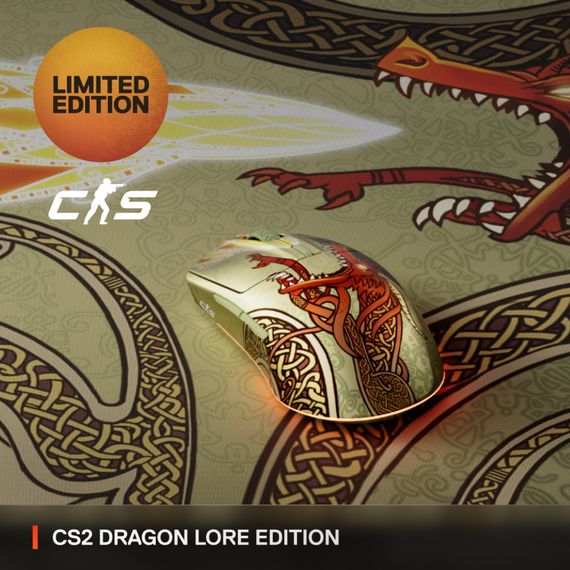 Мишка SteelSeries CS2 Dragon Lore Edition Wireless RGB | Зображення 4