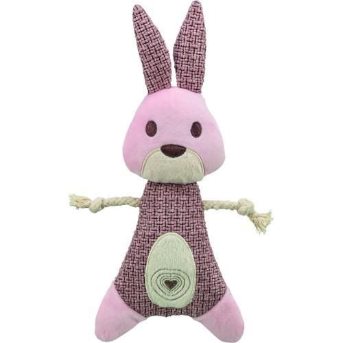 Игрушка Trixie Заяц ткань и плюш для собак 24 см