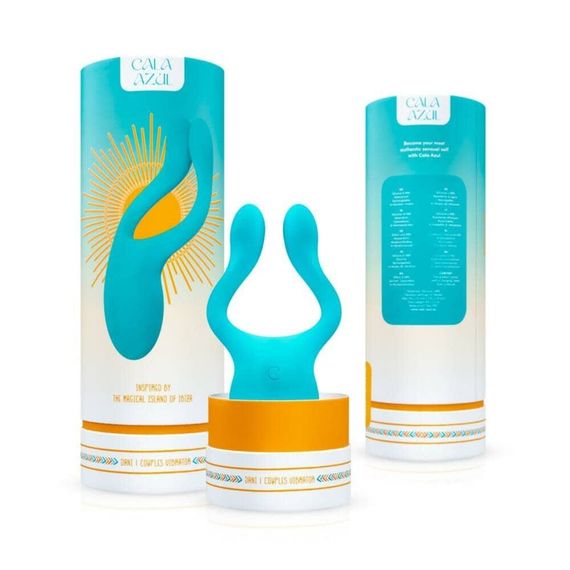 Універсальний вібратор для пар Cala Azul – Dani Couples Toy, 10 режимів | Зображення 9