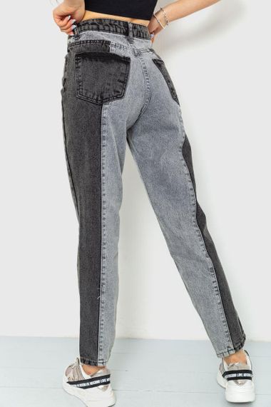 Джинсы женские MOM  цвет серо-черный 164R440 | Зображення 3