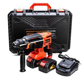 Перфоратор аккумуляторный GTM RHC18/26BL (2.5 Дж, SDS-PLUS, 3 режима, комплект)