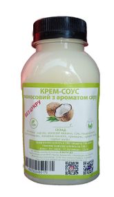 Крем соус кокосовый сырный 400г, веган, на кокосовом молоке, БЕЗ САХАРА