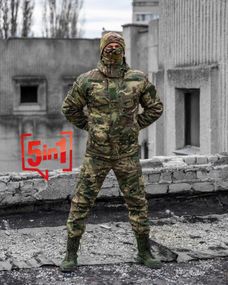 Зимний тактический костюм флисе inevitability 5в1  ВТ6545