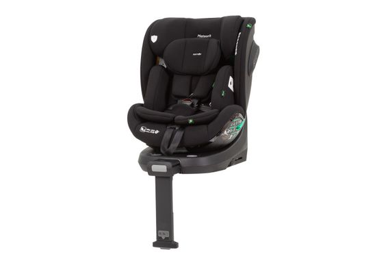 Автокрісло CRL-16001 "Meteorit" Space Black i-Size 40-150см ISOFIX, поворот, опорна стійка CARRELLO