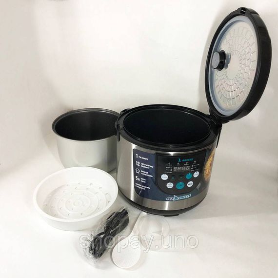 Мультиварка SeaBreeze SB-044 900 Вт, побутові мультиварки рисоварки, електро скороварка, кашеварки | Зображення 6