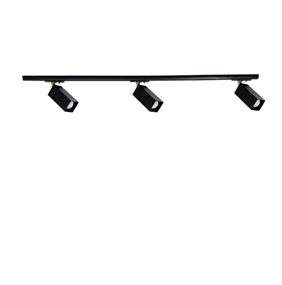 Трековий світильник на три плафони стельовий Track3 Chime Q T11010003 Чорний, Atmolight