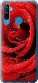 Чехол на Realme C3 Красная роза "529u-1889-17620"