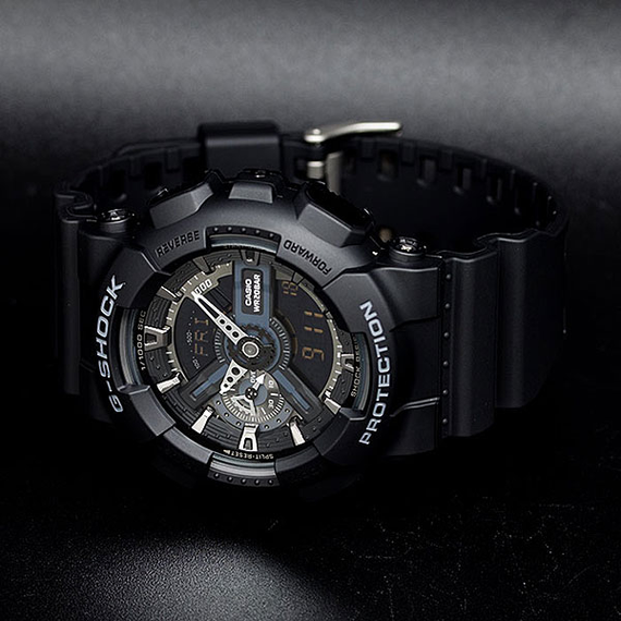 Часы мужские Casio G-Shock GA-110-1BER оригинальные наручные ударопрочные с полимерным ремешком (модуль 5146) | Зображення 4