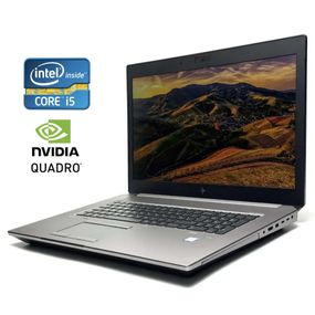 Мобільна робоча станція Б-класу HP ZBook 17 G6 / 17,3" (1920x1080) IPS / Intel Core i5-9400H (4 (8) ядра по 2,5 - 4,3 ГГц) / 16 ГБ DDR4 / 512 ГБ SSD / nVidia Quadro T1000, 4 ГБ GDDR5, 128-біт / WebCam / Win 11 б/в